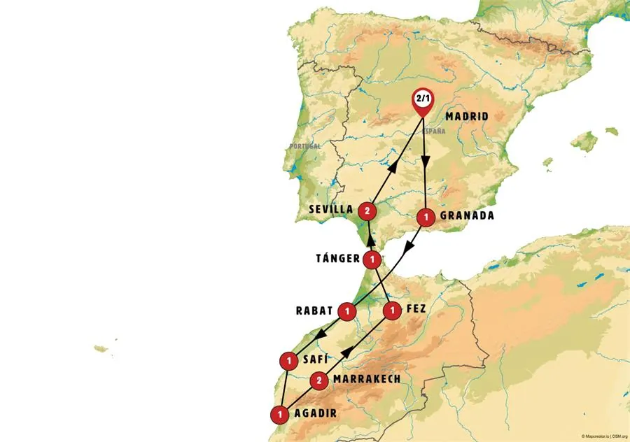 España Musulmana y Marruecos (sin Alhambra) - imagen 1