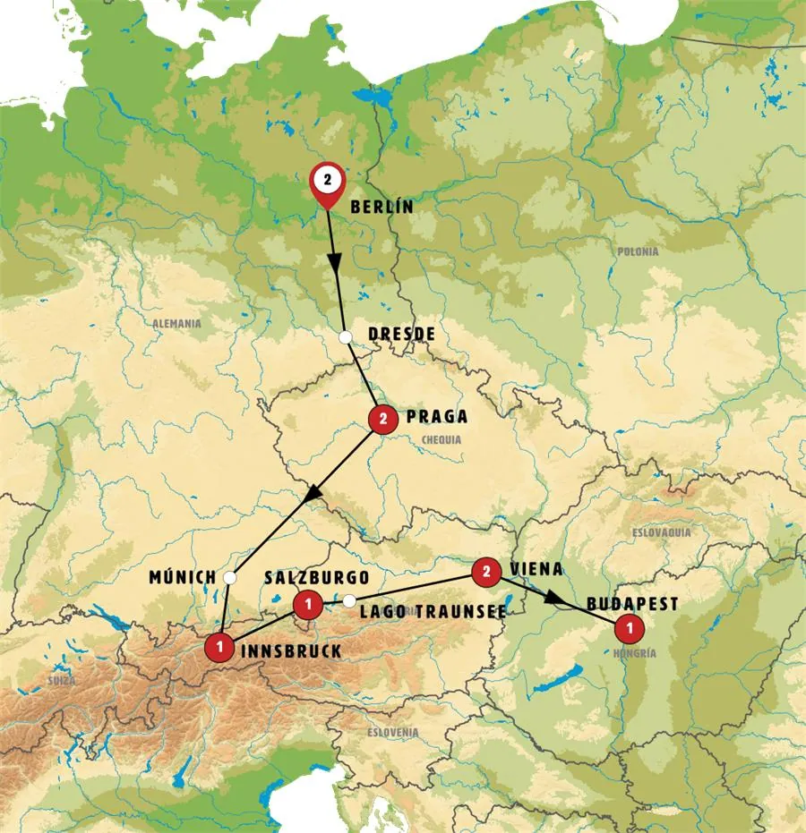 Berlín, Praga, Viena y Budapest +i - imagen 1
