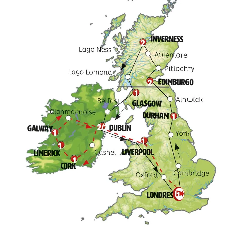 Inglaterra, Escocia y Dublín - imagen 1