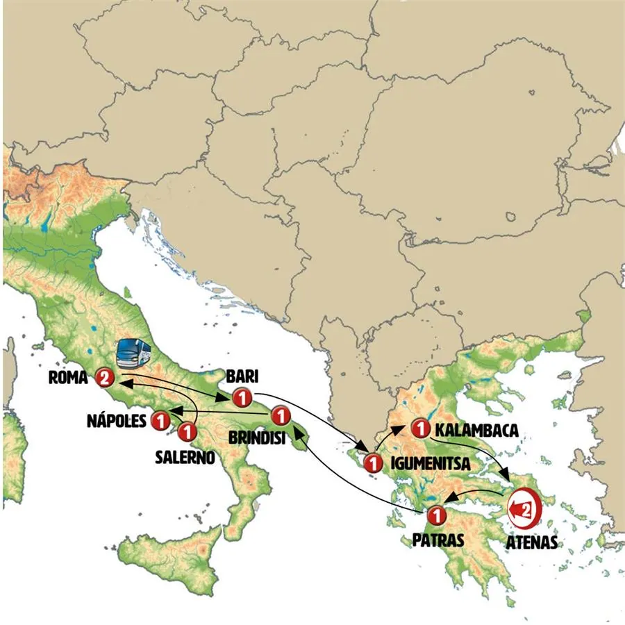 Grecia y Corazón de Italia con Meteoras - imagen 1