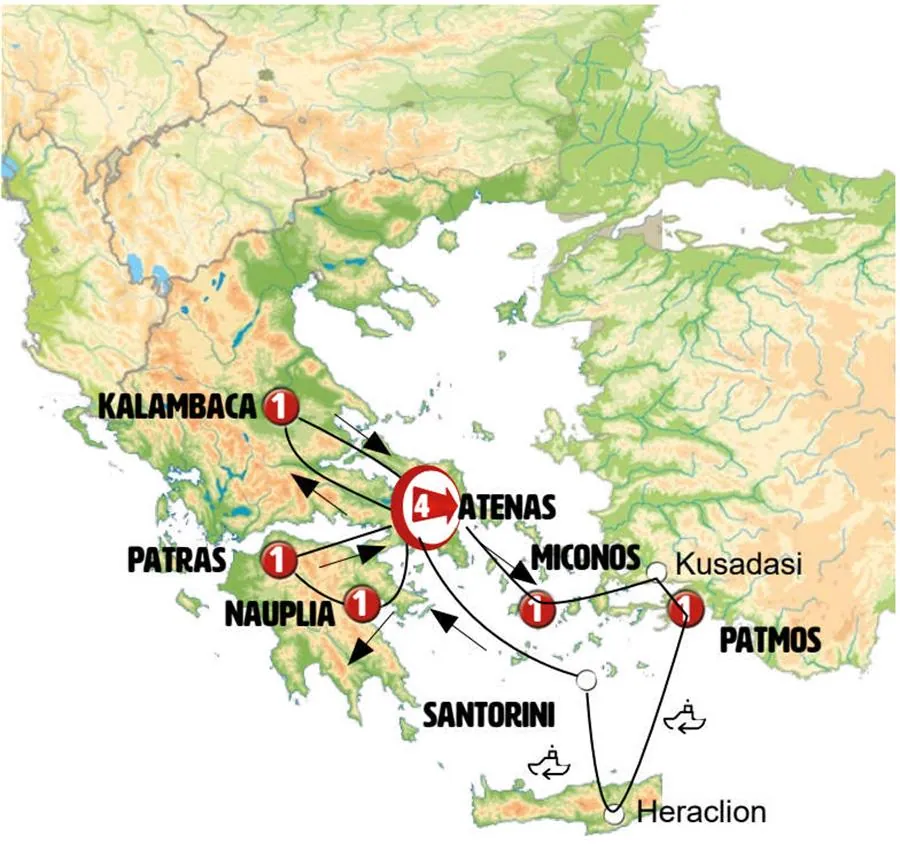 Atenas, Bellezas del Egeo y Grecia Total Int - imagen 1