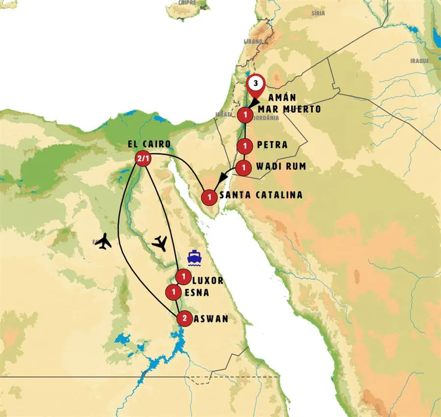 Luces de Jordania y Egipto con Crucero por Nilo - imagen 1