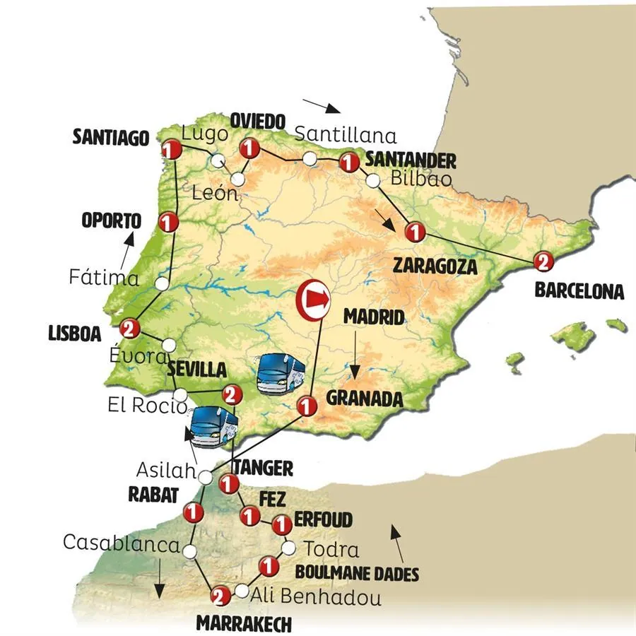 Gran Tour Marruecos y Península Ibérica Fin Barcelona (sin Alhambra) - imagen 1