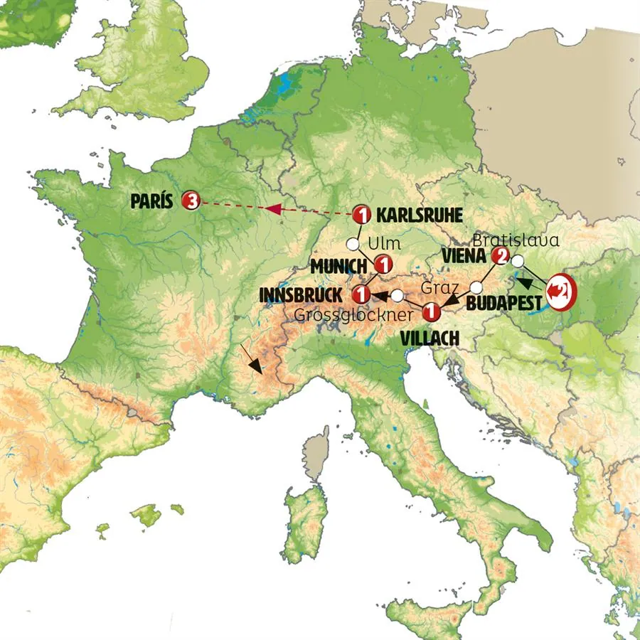 Ruta Romántica con París - imagen 1