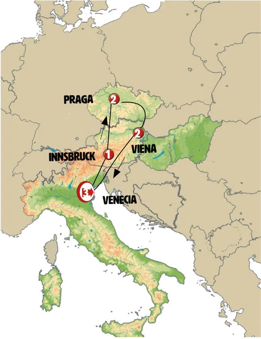 Norte de Italia y Centroeuropa Rot - imagen 1