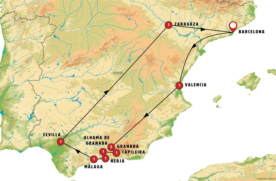 Experiencia Real por los Pueblos de Andalucía - Inicio Barcelona - imagen 1