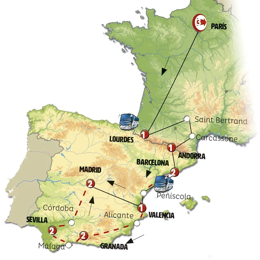 Francia, Andorra y España - imagen 1