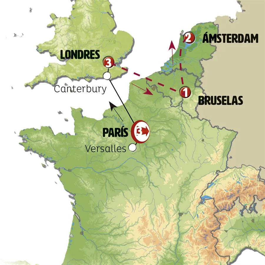 París, Londres y Ámsterdam - imagen 1
