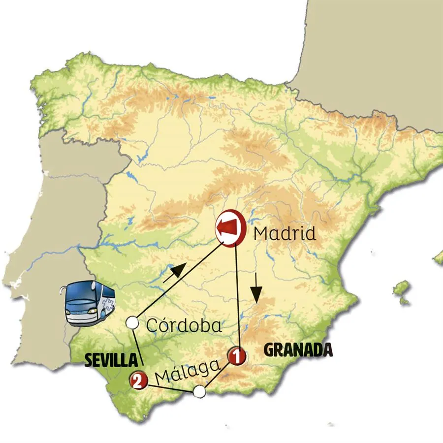 Andalucía con Madrid (sin Alhambra) - imagen 1