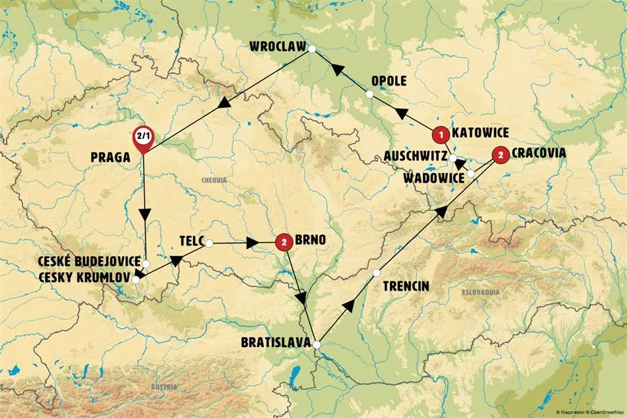 De Chequia a Polonia Imperdibles - imagen 1