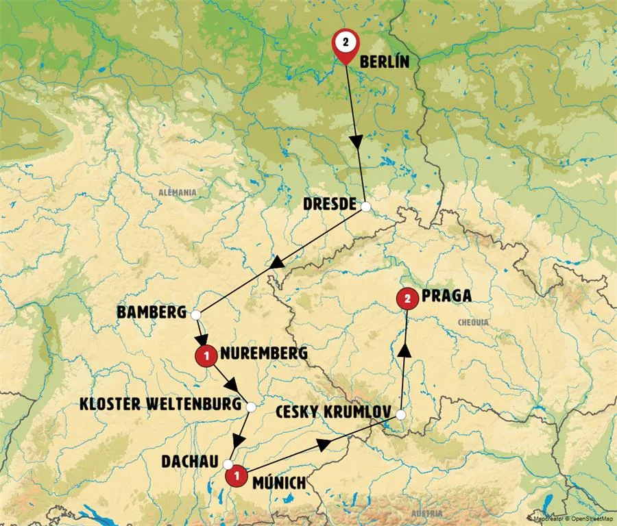 Baviera y Chequia Inicio Berlín - imagen 1