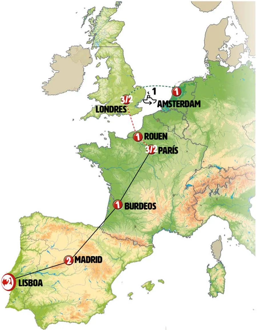 Lisboa, Madrid y París +i - imagen 1