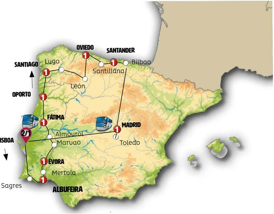 Portugal Completo y Norte España Fin Lisboa - imagen 1