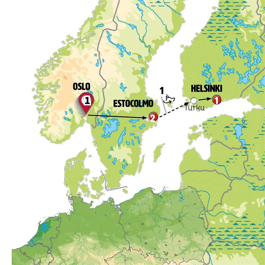 Oslo, Estocolmo y Helsinki - imagen 1