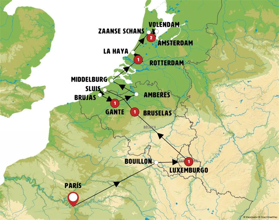 Maravillas de los Países Bajos y Benelux Inicio París - imagen 1