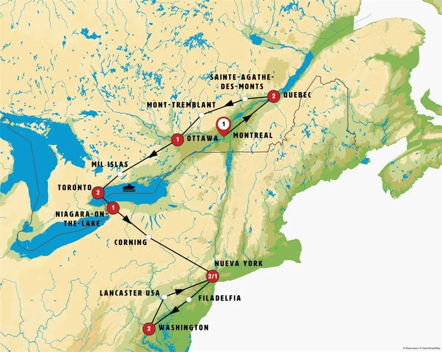Canadá Imperdible con Costa Este - imagen 1