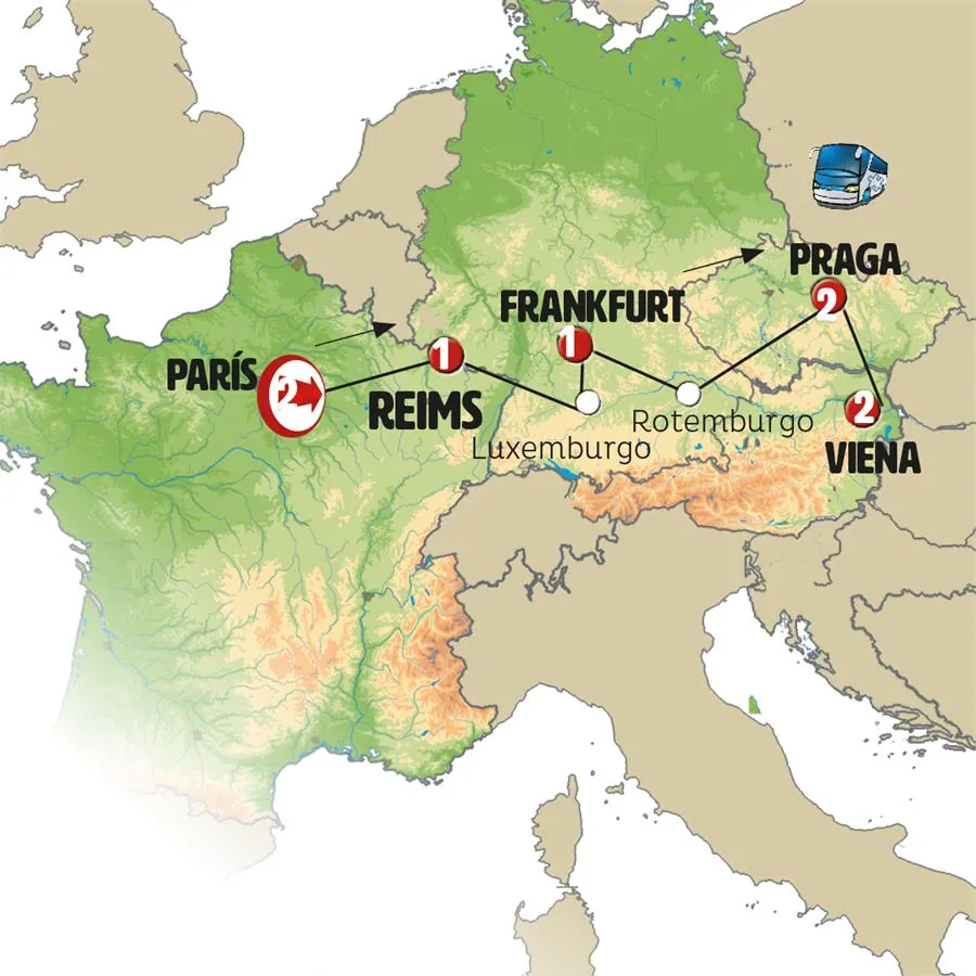 París, Alemania, Praga y Viena - imagen 1