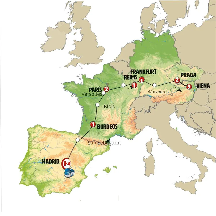 De Madrid a Viena Turista - imagen 1