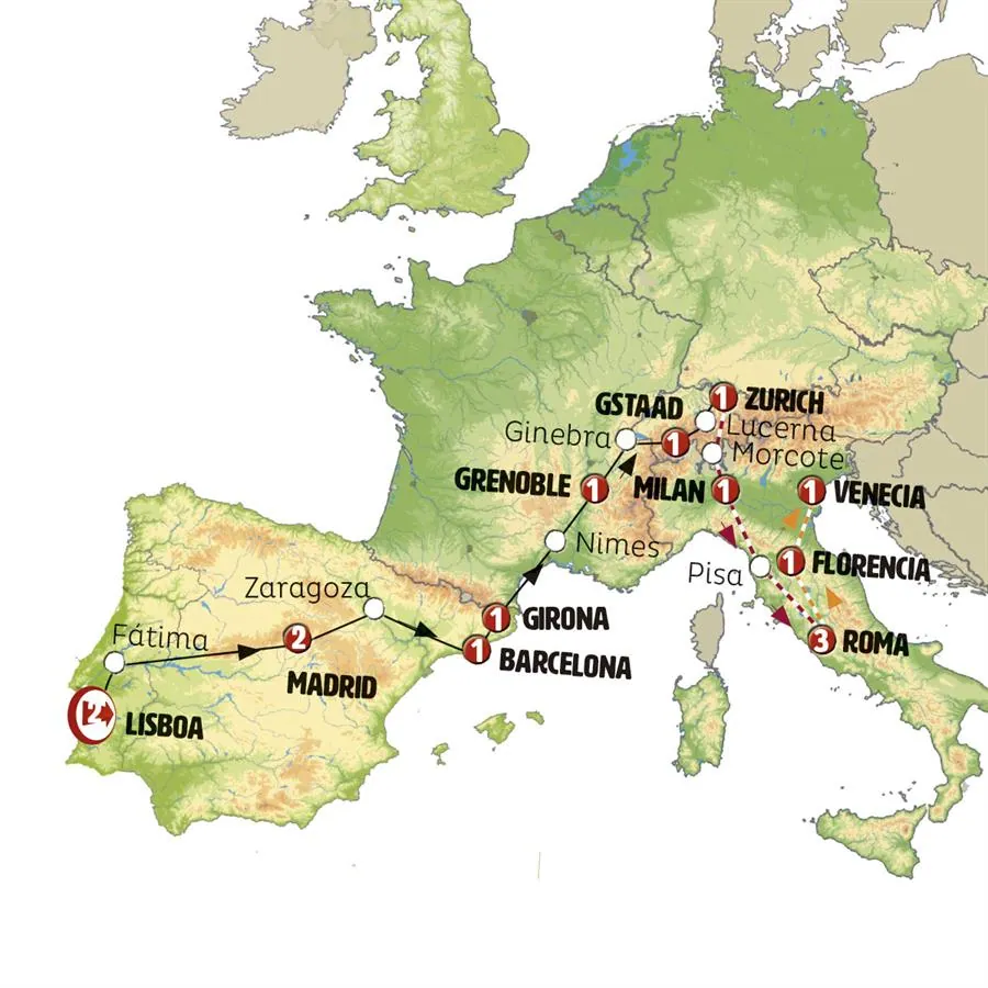 Cuatro Países Europeos - imagen 1