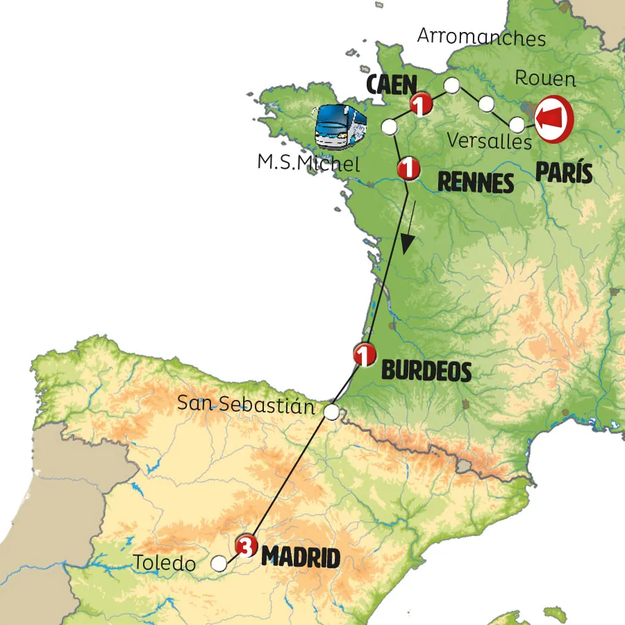 Mont Saint Michel y Madrid - imagen 1