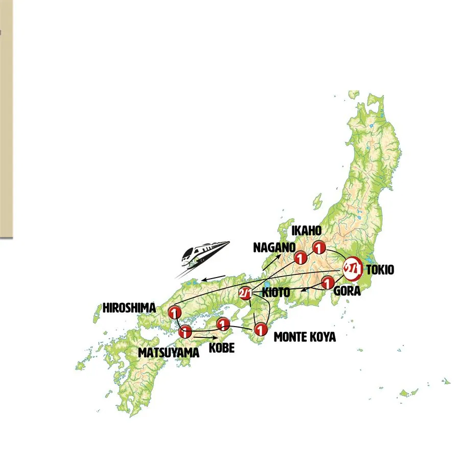 Capitales de Japón con Monte Fuji - imagen 1