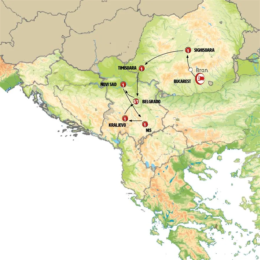 Tesoros de Rumanía y Serbia - imagen 1