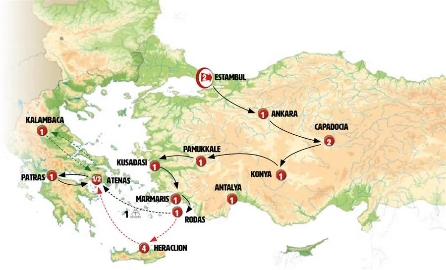 Gran Turquía, Rodas y Peloponeso Fin Atenas - imagen 1