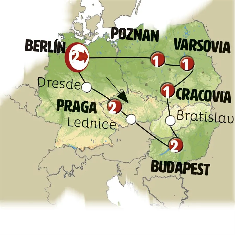 Berlín, Praga, Budapest y Polonia - imagen 1
