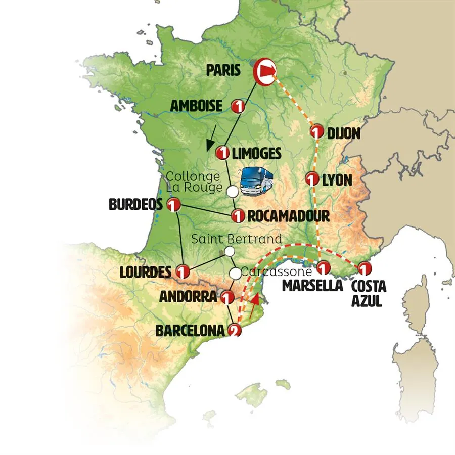 Francia Magnífica Fin Barcelona - imagen 1