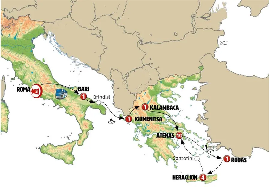 Roma, Puglia, Meteoras e Islas Griegas - imagen 1