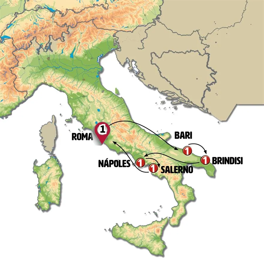 Bellezas de Puglia y Campania - imagen 1