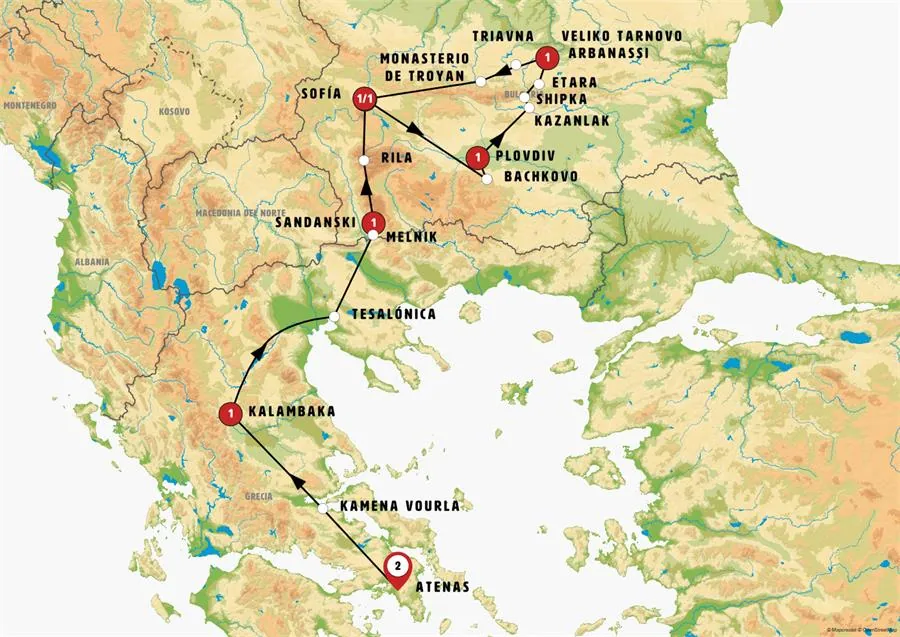 Norte de Grecia y Triángulo Búlgaro - imagen 1