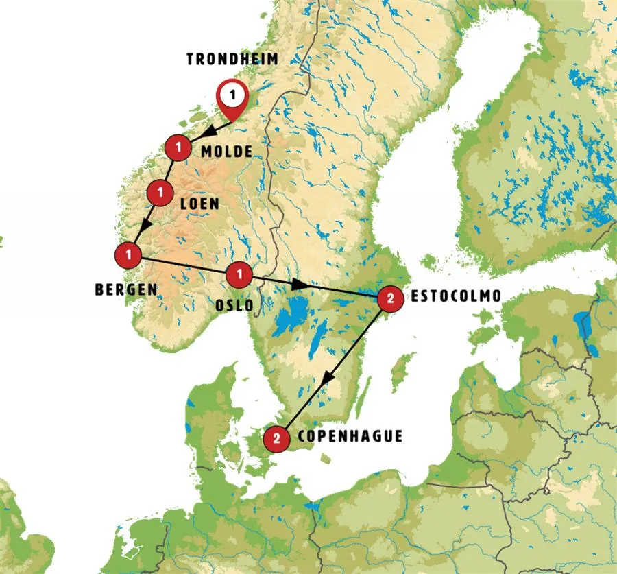 Bellezas de Noruega y Capitales Nórdicas - imagen 1