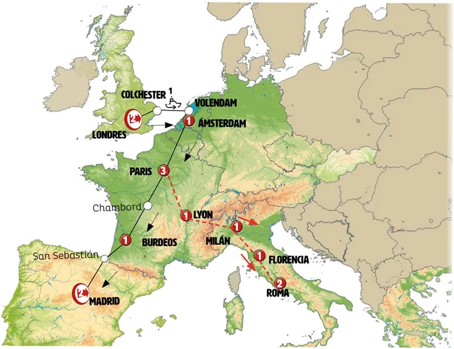 Londres, Ámsterdam, París y España +i - imagen 1