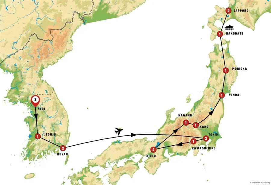Corea Escénica y Rincones de Japón Fin Sapporo - imagen 1