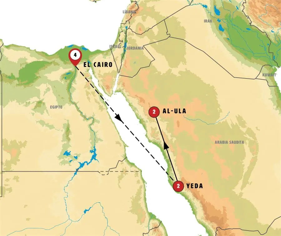 Egipto con al Ula y Yeda: la Joya del Desierto y la Perla del Mar - imagen 1