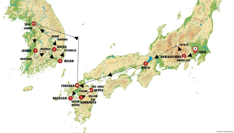 Tokio, Monte Fuji, Kioto, Nagasaki y Corea - imagen 1
