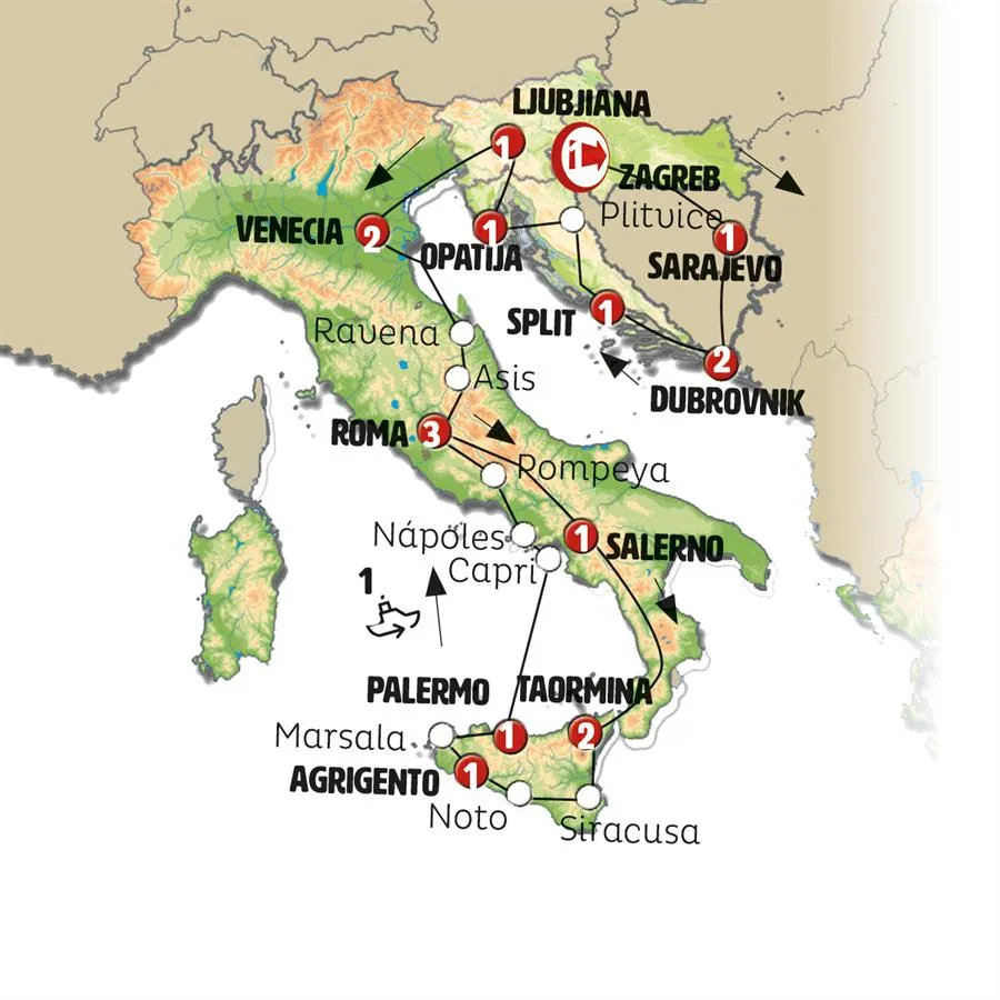 Croacia, Italia Fin Roma - imagen 1