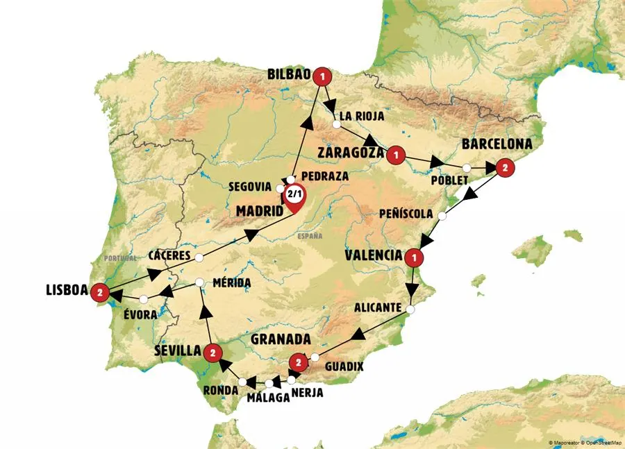 Rumbo España y Portugal con Madrid - imagen 1