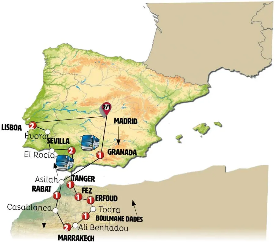 Andalucía, Marruecos y Portugal con Madrid - imagen 1