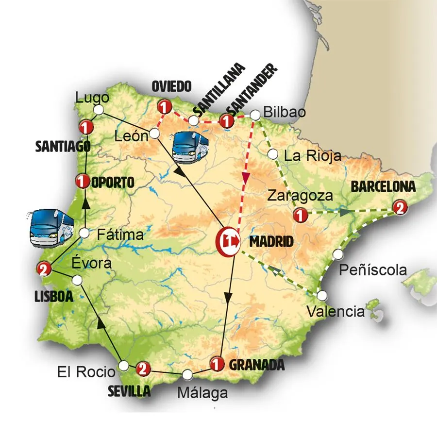 Andalucía, Portugal y Galicia - imagen 1