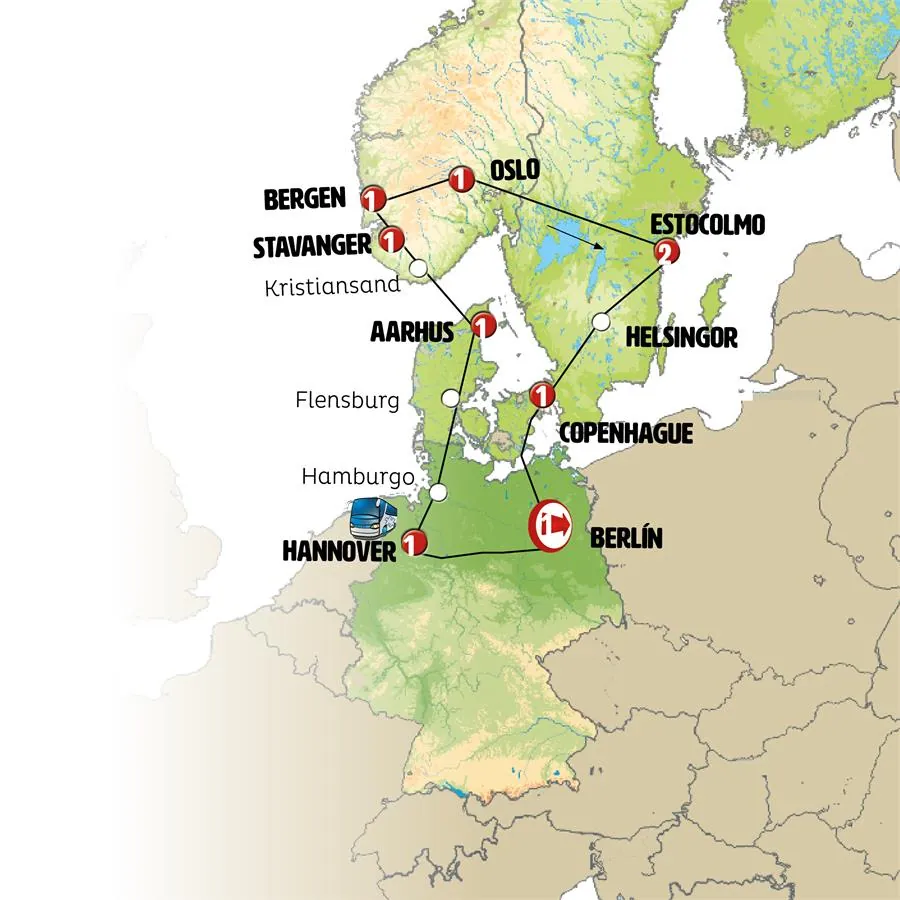 Norte de Alemania y Escandinavia con Berlín - imagen 1