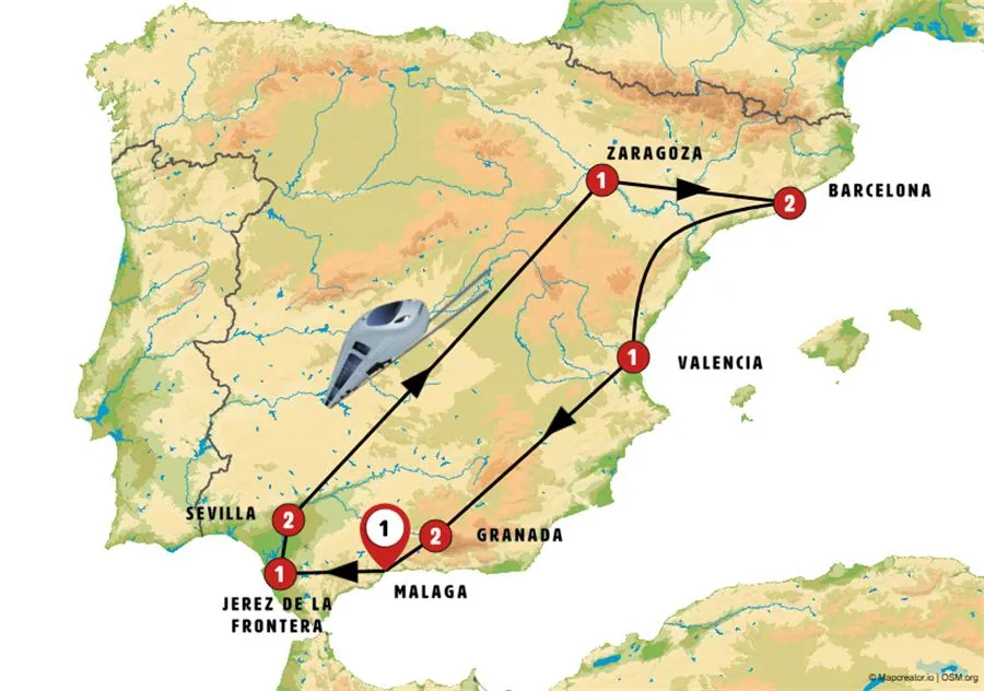 Ronda Andaluza, Cataluña y Levante - imagen 1