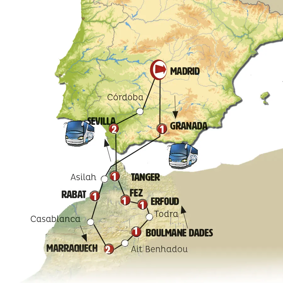 Andalucía y Marruecos con Madrid - imagen 1