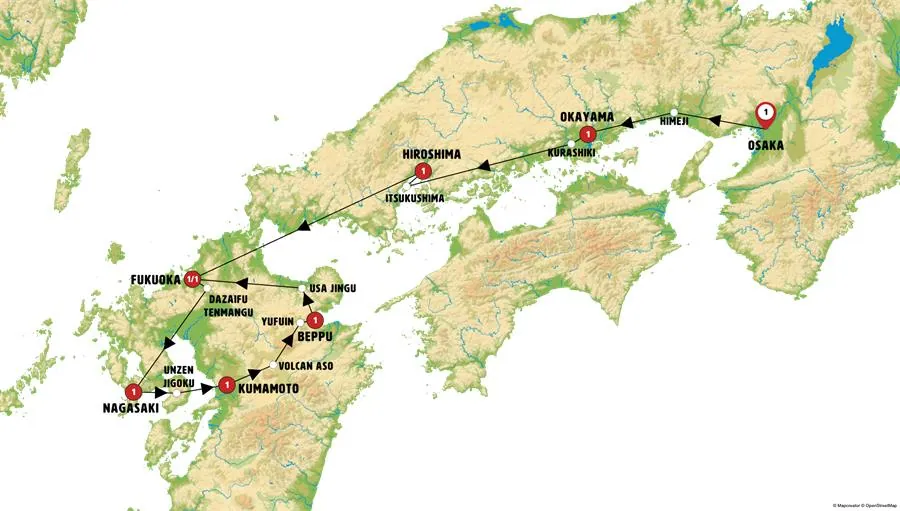 Sur Japonés con Hiroshima y Nagasaki - imagen 1