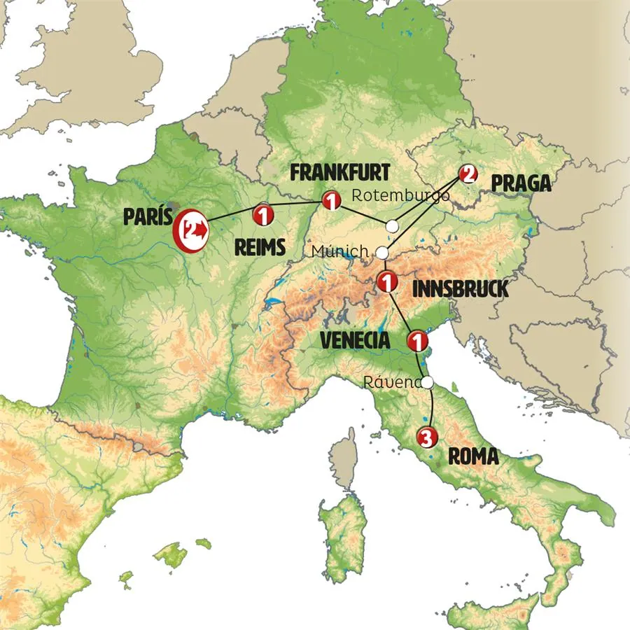 París, Italia y Praga - imagen 1
