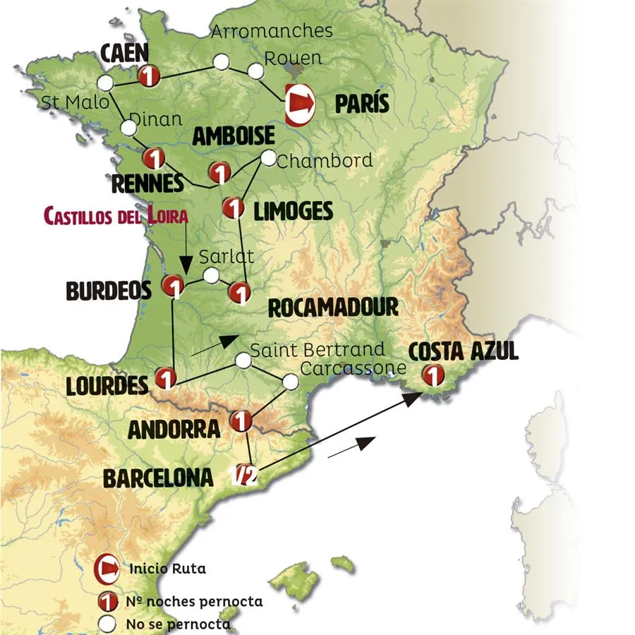 Gran Francia con París Fin Barcelona - imagen 1