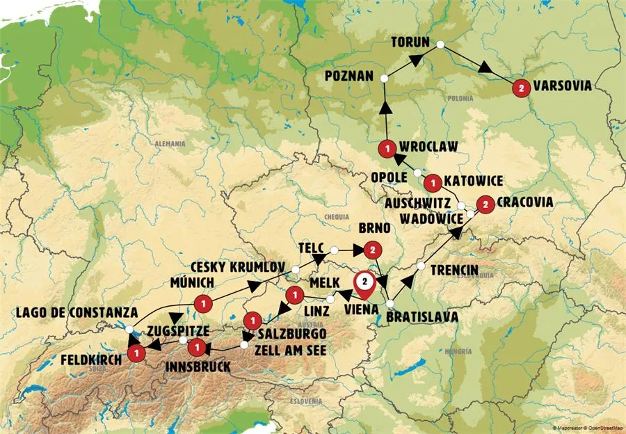 Austria, Moravia y Corazón de Polonia - imagen 1