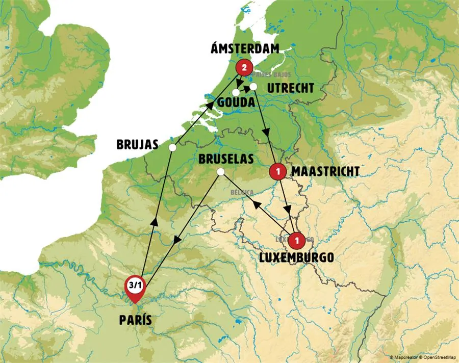 Países Bajos y Benelux con París - imagen 1