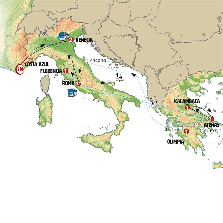 Italia, Grecia Fin Atenas - imagen 1